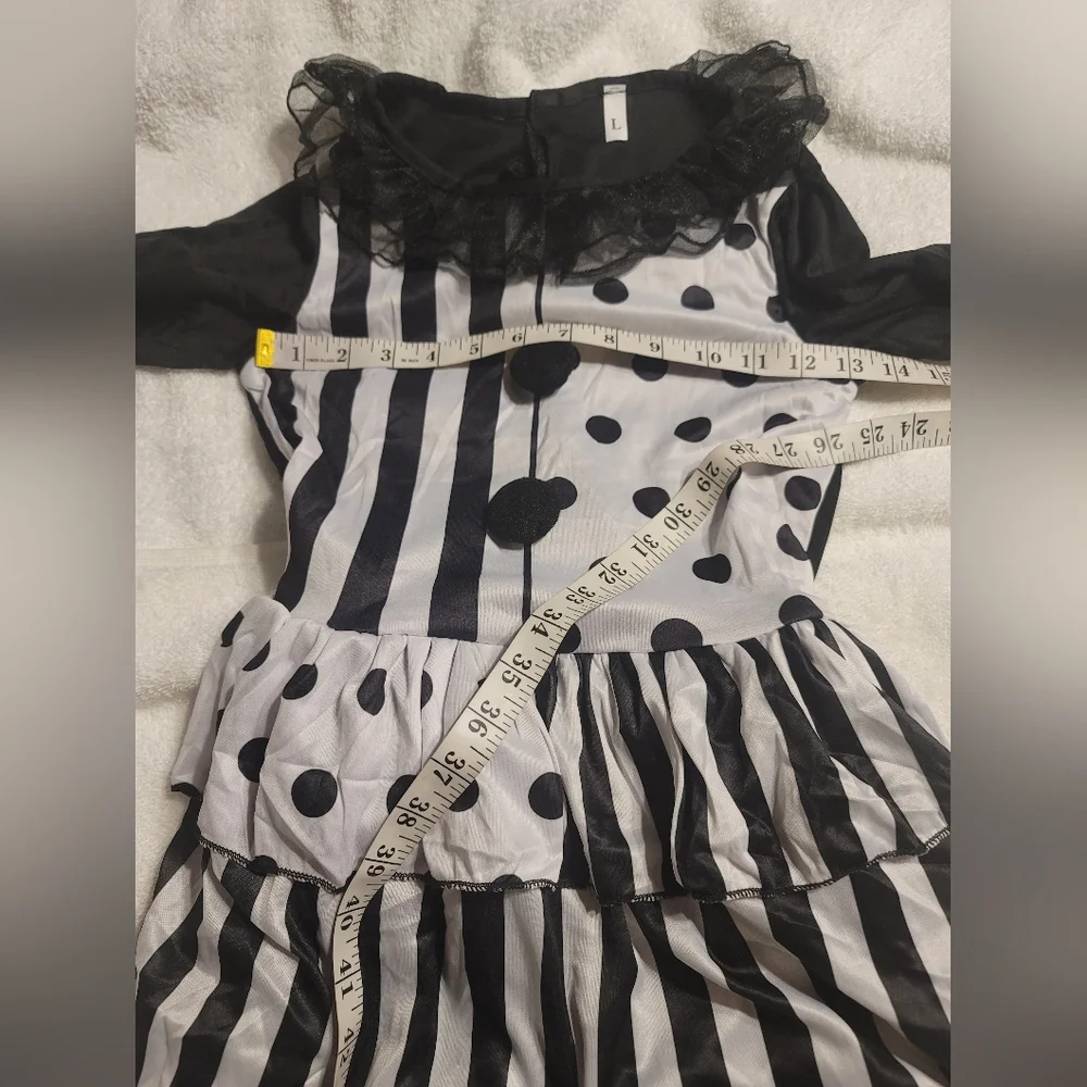 NWT Girls Clown Dress Pants 2 Pc Set Medium